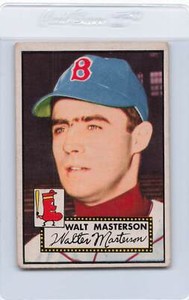 1952 Topps #186 Walt Masterson Red Sox VG/EX *DA2928