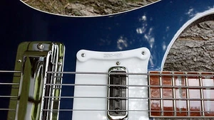 Zero-Mod 4003FB FatBoy WHITE ThumbRest for Pre'15 Rickenbacker 4003 Bass NO MODS - Picture 1 of 5
