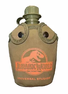 Jarra de agua verde cantimplora Jurassic World coleccionable exclusiva de Universal Studios - Imagen 1 de 4