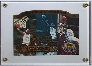 1995 Upper Deck Michael Jordan /5000 Die-Cut First Championship - Rare - Picture 1 of 3