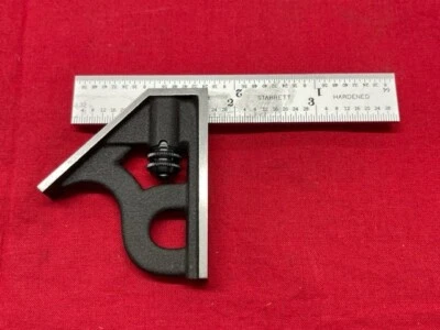 Starrett C11H-4-4R Combination Square with Square Head, 4" - Image 1 of 4