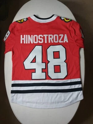 Vinnie Hinostroza Blackhawks Hockey Jersey 48 Size Small Men's Official 2015-16 - Image 1 of 4
