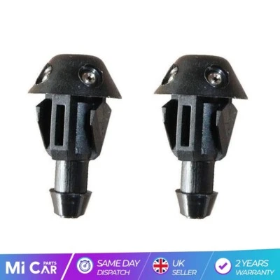 FRONT WINDSCREEN WASHER JETS FOR PEUGEOT 106 205 306 CITROEN SAXO 643871 X2 - Image 1 of 4