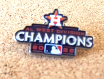 2022 Houston Astros AL West Champions pin MLB American League c41340 - Image 1 of 4