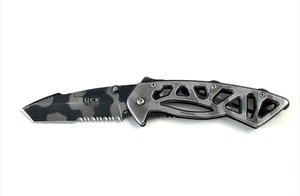 Buck 870CMX Bones Tiger Stripe Folding Knife - Picture 1 of 16