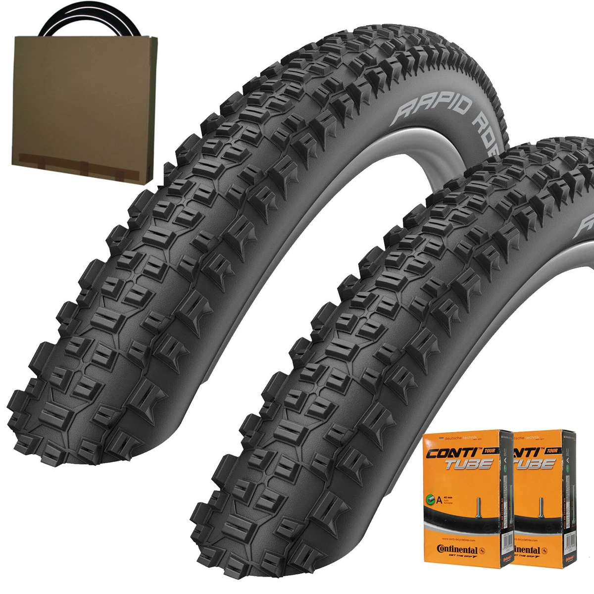 YunSCM Faltbare 29-Zoll Fahrradreifen - 2 Stück, 29x2.25, 60 TPI, Pannensicher Für Mountainbikes & City Bikes