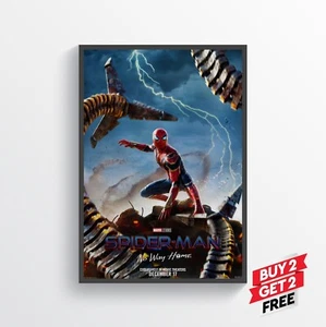 Spiderman No Way Home Movie Film Posters Print Wall Art A5 A4 A3 A2 - Picture 1 of 1