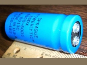 SPRAGUE CAPACITOR 4800 uf 50 VOLTS EP50-482 POWERLYTIC 36DX 4800-50DC. 1 pc - Picture 1 of 1