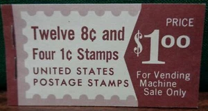 US, BK122 Combo libretto 1971 Eisenhower 8c/Jefferson 1c 1395b x2 & 1278b pannello - Foto 1 di 1