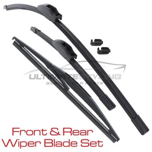 Front & Rear Wiper Blades Set For Suzuki SX4 S-Cross 2013-> 26" 14" 10" - Picture 1 of 5