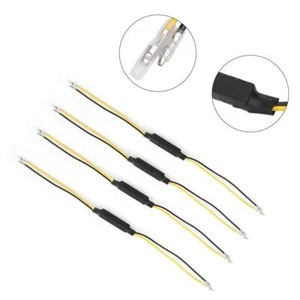 4pcs Replace Motorcycle Turn Signal Indicator Light LED Load Resistor Decoder - Picture 1 of 6