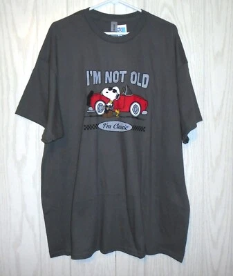 Gildan Peanuts I'm Not Old I'm Camiseta Clásica Manga Corta Gráfica Para Hombre 2XL Foto 1 de 4