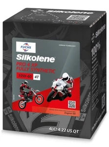 Silkolene 4-Stroke Pro 4 10W-60 XP Ester Fully Synthetic Motorcycle Engine Oil - Picture 1 of 1