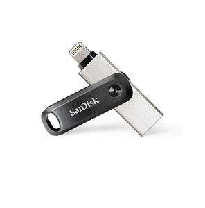 SanDisk iXpand USB Flash Drive for iPhone iPad SDIX60N-256G-GN6NE with Keyring - Bild 1 von 13