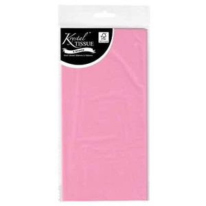 Krystal Light Pink Tissue Paper 5 Sheet 50cm X 70cm Birthday Gift Wrapping Kraft - Picture 1 of 1