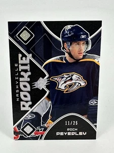 2007-08 SPx Spectrum /25 Rich Peverley #169 Rookie RC Nashville Predators - Picture 1 of 3