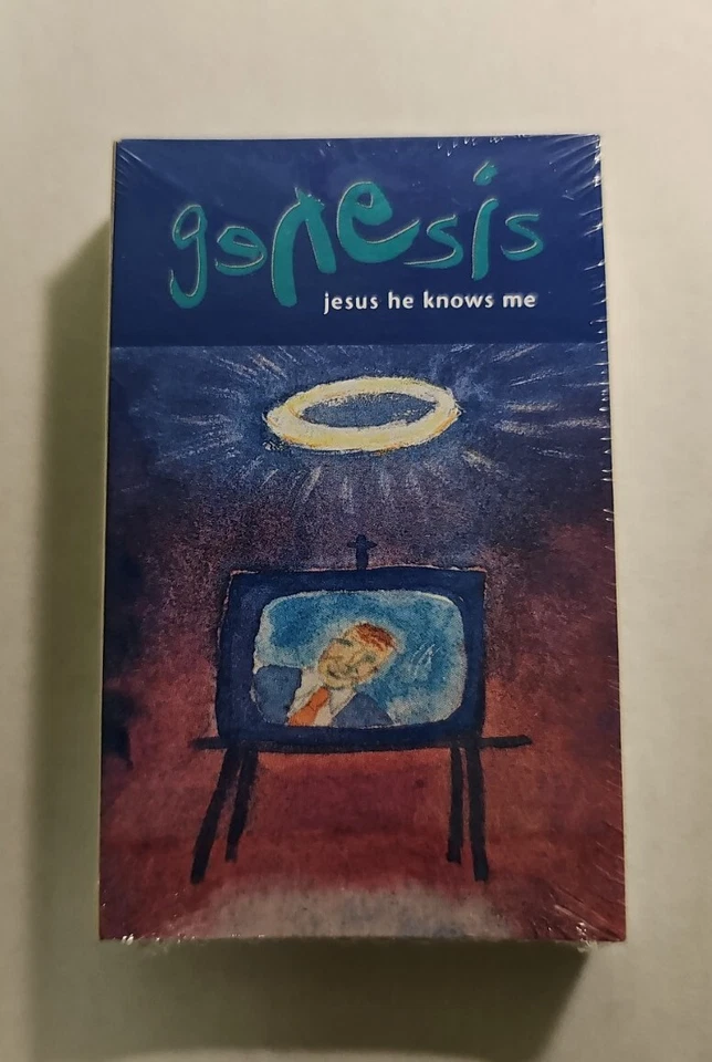Genesis - Jesus He Knows Me Cassette Single SEALED  - Image 1 of 4
