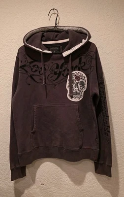 Zoo York Unbreakable Sugar Skull y2k De Colección Skate Skateboarding Sudadera con Capucha De Colección Talla S Foto 1 de 4