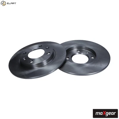 2x BRAKE DISC 19-0769 FOR PEUGEOT 106/II/Van/Hatchback 206/CC/SW 306/Break 1.4L - Image 1 of 4