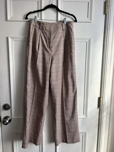 Loft Peyton Hose kariert Damen High Waist weites Bein Hose Größe 2 - Bild 1 von 8