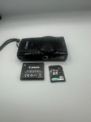 Canon IXUS 180 Schwarz - Digitalkamera - 20 Megapixel - Guter Zustand - Bild 1 von 4