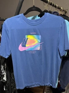 Nike Men's Graphic Tee Shirt, Medium, Blue, Regular Fit - Picture 1 of 3