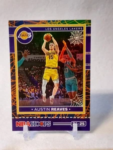 AUSTIN REAVES 2024-25 Haunted Hoops #94 [Holo Web] Los Angeles Lakers - Picture 1 of 3