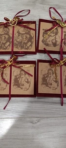 Vintage Weihnachten Samt Weihnachtsschmuck 4er Set - Bild 1 von 4