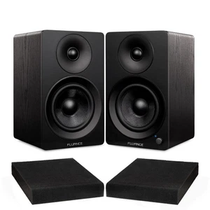 Fluance Powered 5" Stereo Bookshelf Speakers w/ High Density Foam Isolation Pads - Picture 1 of 9