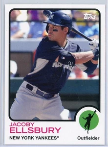 2014 Topps Archives 244 Jacoby Ellsbury SP New York Yankees OF - Picture 1 of 2