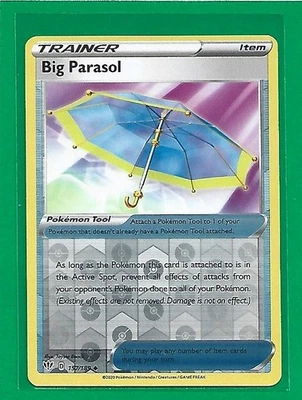 Pokémon TCG SWSH Darkness Ablaze Big Parasol #157/189 Uncommon Reverse Holo - Image 1 of 2