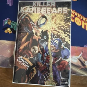 Killer Kare Bears Wolverine vs Cap Homage Trade crystal fleck Cover 1/5 - Picture 1 of 4