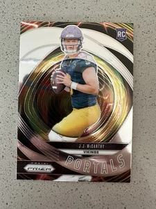 J.J. McCarthy 2024 Prizm Rookie Portals - Picture 1 of 2