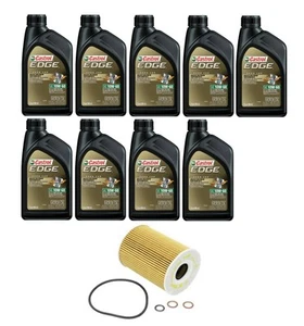 E92 M3 Engine Oil Service KIT 9 Qtz 10w60 Castrol Oil + OEM MAHLE FILTER - Picture 1 of 2