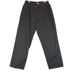 Woman Within Womens 18W Pants Black Classic Fit 5 Pockets Elastic Back Jeans - Picture 1 of 7