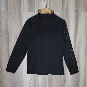 Maglione Calvin Klein uomo medio quarto zip performance pile leggero - Foto 1 di 8