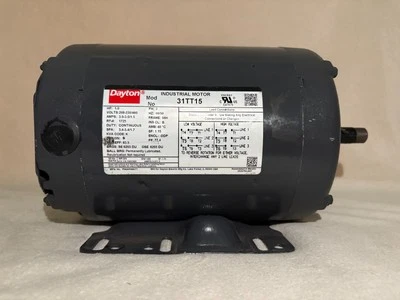 Dayton AC General Purpose Motor -31TT15 -1HP-1725RPM-3PH-56FR-ODP - Image 1 of 2