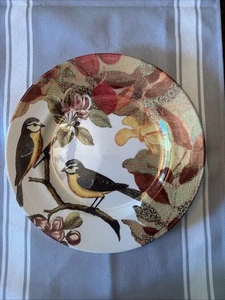 ROYAL STAFFORD VTG Sammlerstück Blumen VOGEL TELLER 11" HERGESTELLT IN ENGLAND - Bild 1 von 3