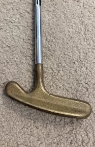 Veg Acushnet Brass 33" 3-A La Femme BullsEye Flange Righty Putter Fluted Shaft - Bild 1 von 9