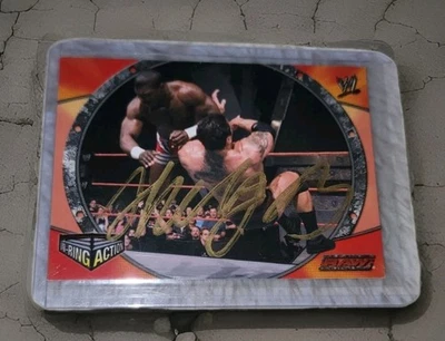 Shelton Benjamin Signed On Card RC Autograph 2004 TOPPS WWE in RING ACTION #F12 - Image 1 of 2