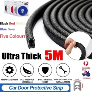 Car Door Edge Protector Anti-Scratch Protection Strip Trim Seal Rubber Strip DIY - Picture 1 of 19