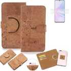 360 wallet case cork cover for Oppo A58 5G case bag