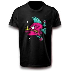 Monsterfisch T-Shirt - Tiefsee-Freak mit Biss - Urban Streetwear Unisex - Bild 1 von 14