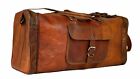 24" Men's Genuine Leather Large Vintage Duffle Travel Gym Weekend Overnight Bag