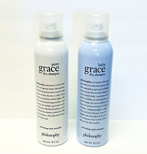 Philosophy Pure Grace & Baby Grace Dry Shampoo 4.3 oz each NEW