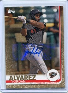 2019 Topps Pro Debut Yordan Alvarez Auto Autograph - Gold Parallel #46/50!!!!