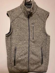 Beverly Hills Polo Club Men’s Gray Sleeveless Full Zip Vest Size Small - Picture 1 of 3