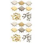 2 Count Handbag Accessories Compact Pyramid Studs Vintage Claws Brass Shoe
