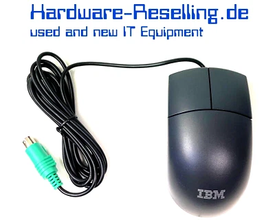 IBM  2 Tasten Maus Trackball PS/2 MU29J  Anschluss Schwarz NEU - Bild 1 von 4