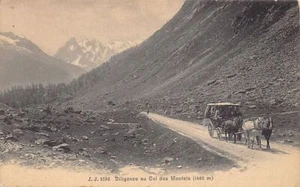 France - Diligence au Col des Montets (74)  - Ed. J.J. Jullien 2783 - Picture 1 of 2